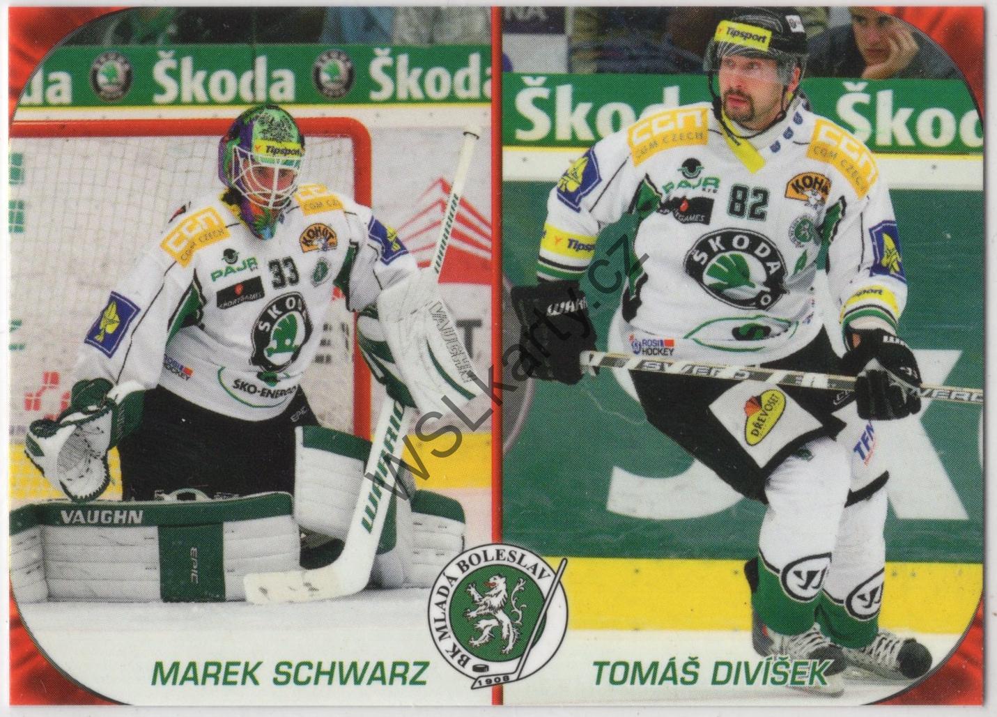 Marek SCHWARZ / Tomáš DIVÍŠEK - OFS plus 10-11 Klubová karta #K09 (MBL)