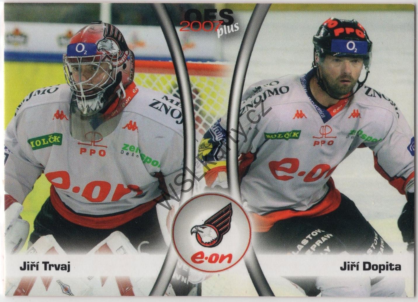 Jiří TRVAJ / Jiří DOPITA - OFS plus 06-07 Klubová karta #K14 (ZNO)