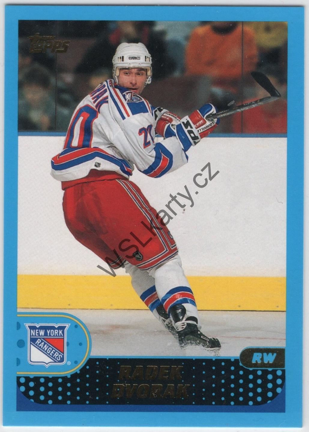 Radek DVOŘÁK - Topps 01-02 #161 (NYR)