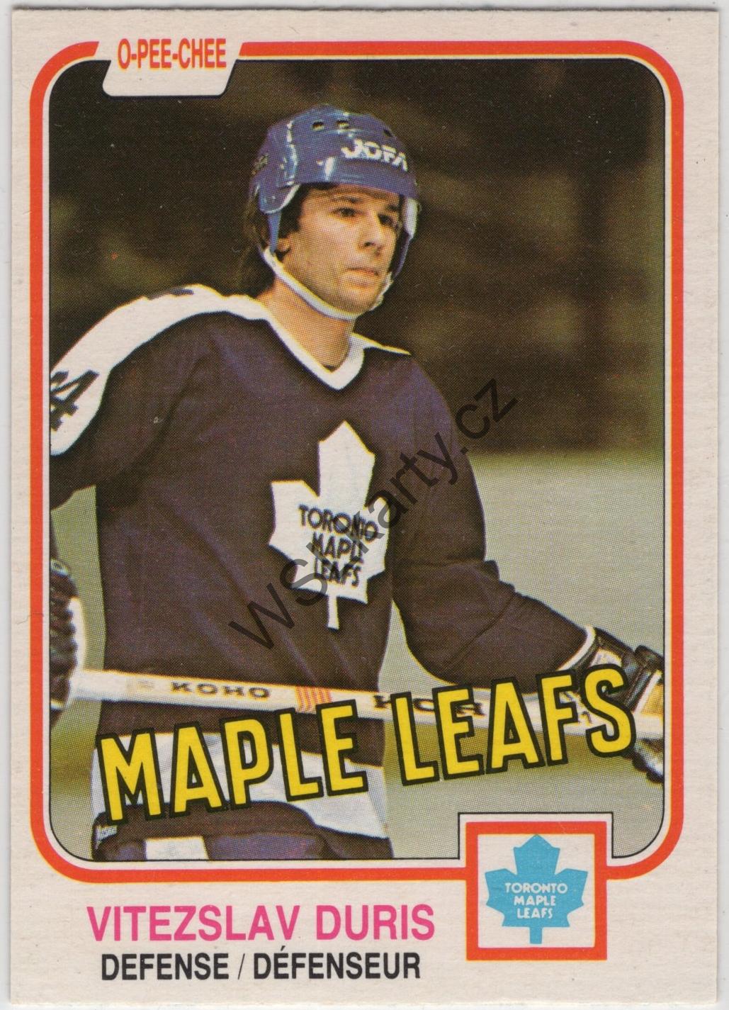 Vítězslav Ďuriš - O-Pee-Chee 81-82 #316 (TOR)