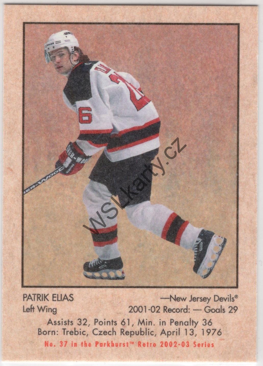Patrik ELIÁŠ - Parkhurst Retro 02-03 #37 (NJD)