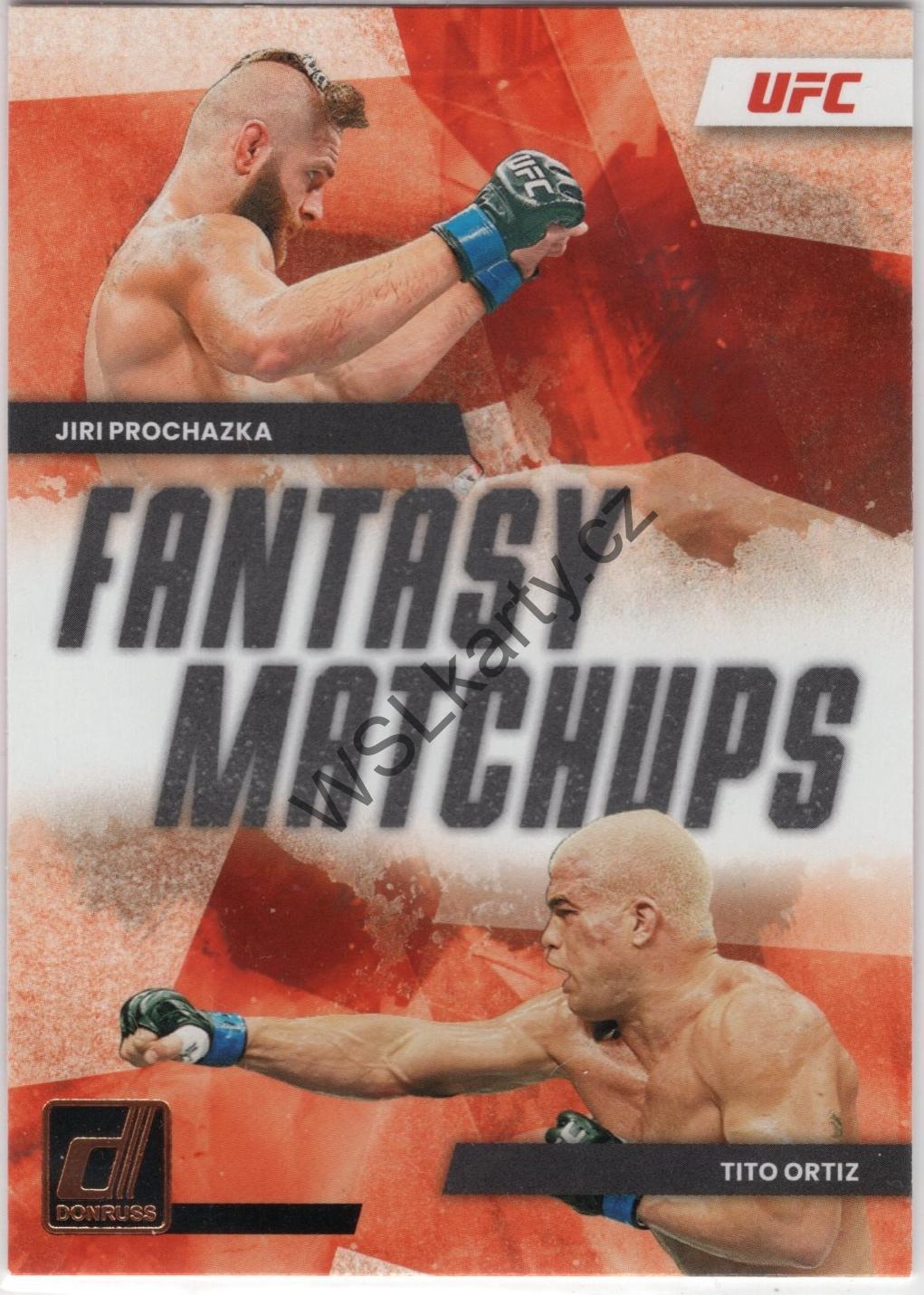 Jiří PROCHÁZKA / Tito ORTIZ - Donruss 2023 FANTASY MATCHUPS #4