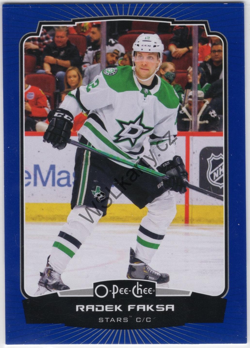 Radek FAKSA - O-Pee-Chee 22-23 #208 BLUE BORDER (DAL)