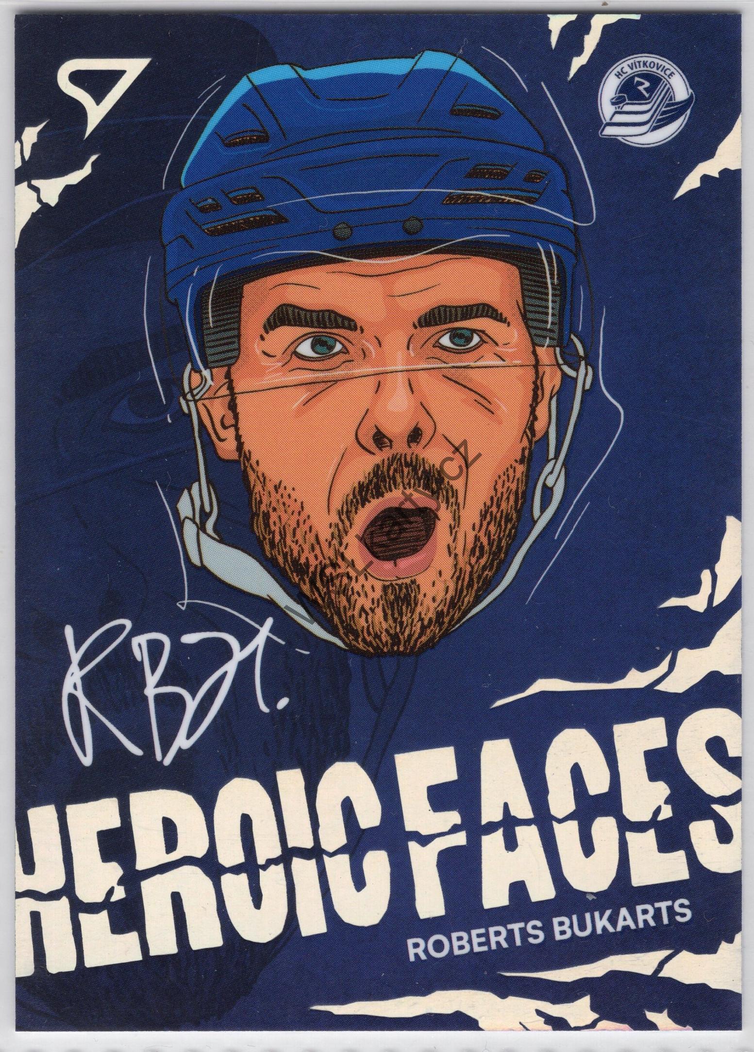 Roberts BUKARTS - SportZoo 24-25 HEROIC FACES #HF-6 (VIT)