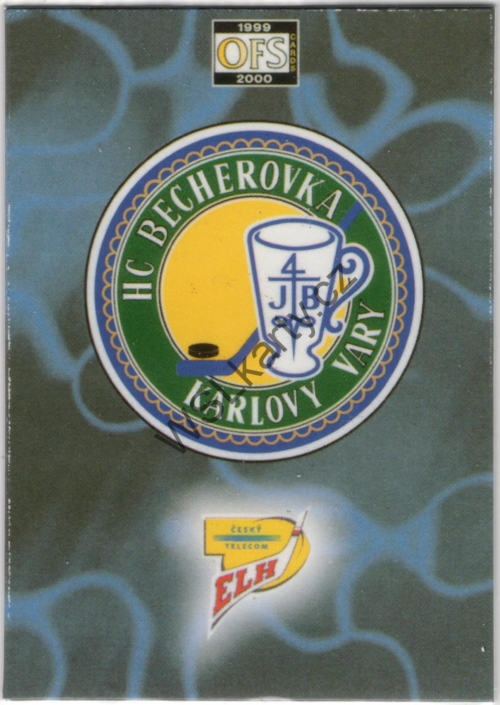 LOGO HC Becherovka Karlovy Vary - OFS 99-00 (KVA)
