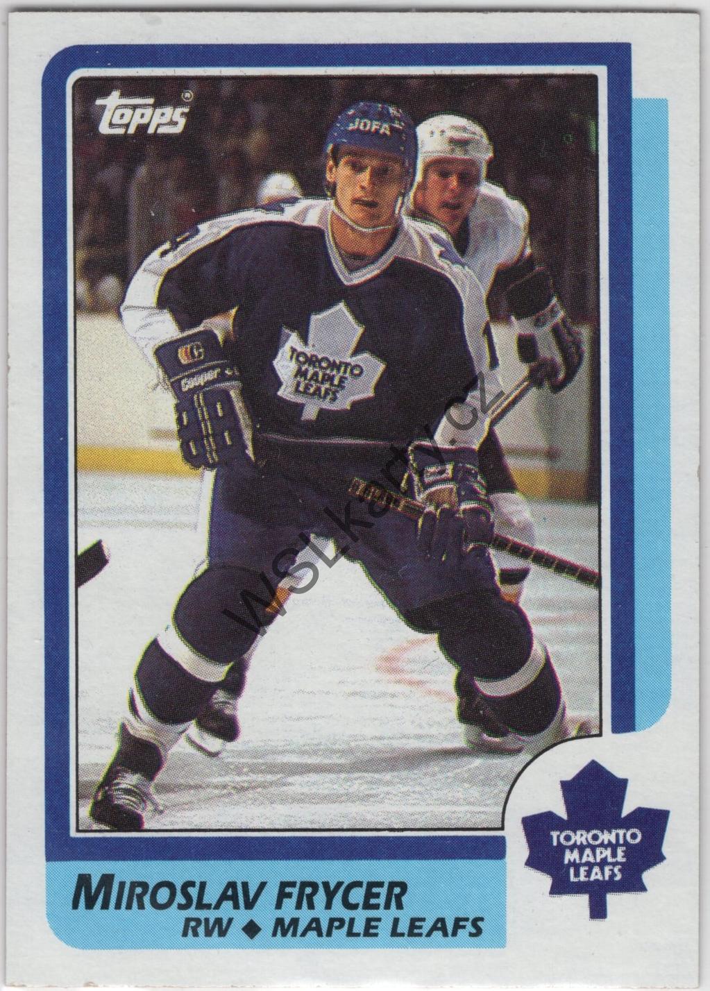 Miroslav FRYČER - Topps 86-87 #68 (TOR)