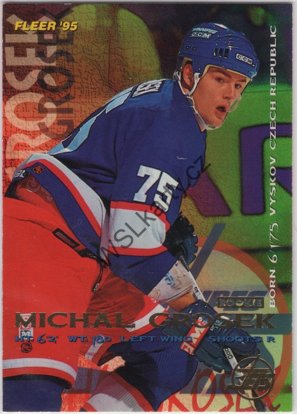 Michal GROŠEK - Fleer 94-95 #241 (WPG)