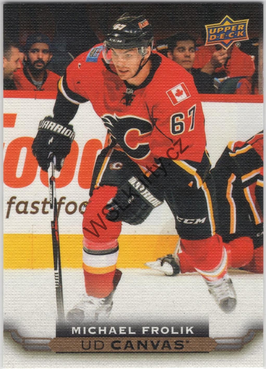 Michael FROLÍK - Upper Deck 15-16 UD CANVAS #C134 (CGY)
