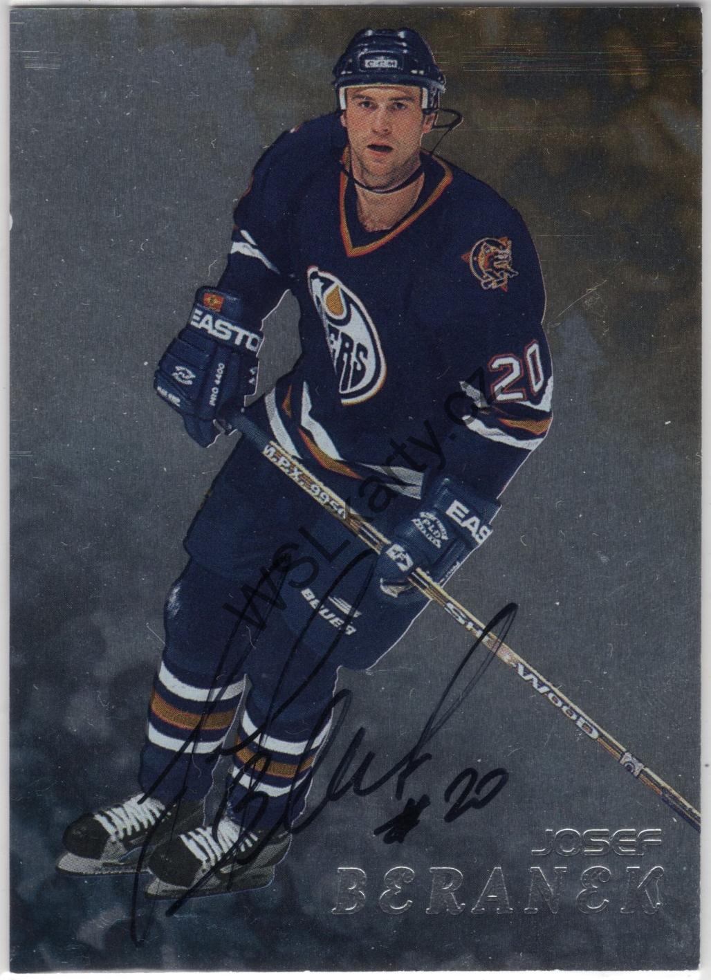 Josef BERÁNEK - Be A Player 98-99 AUTOGRAPHS #203 (EDM)