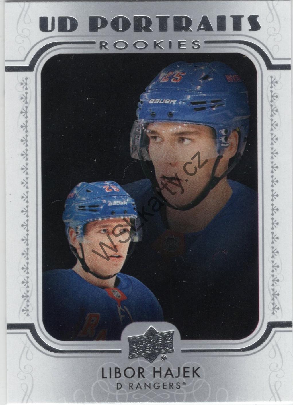 Libor HÁJEK - Upper Deck 19-20 UD PORTRAITS #P-60 (NYR)