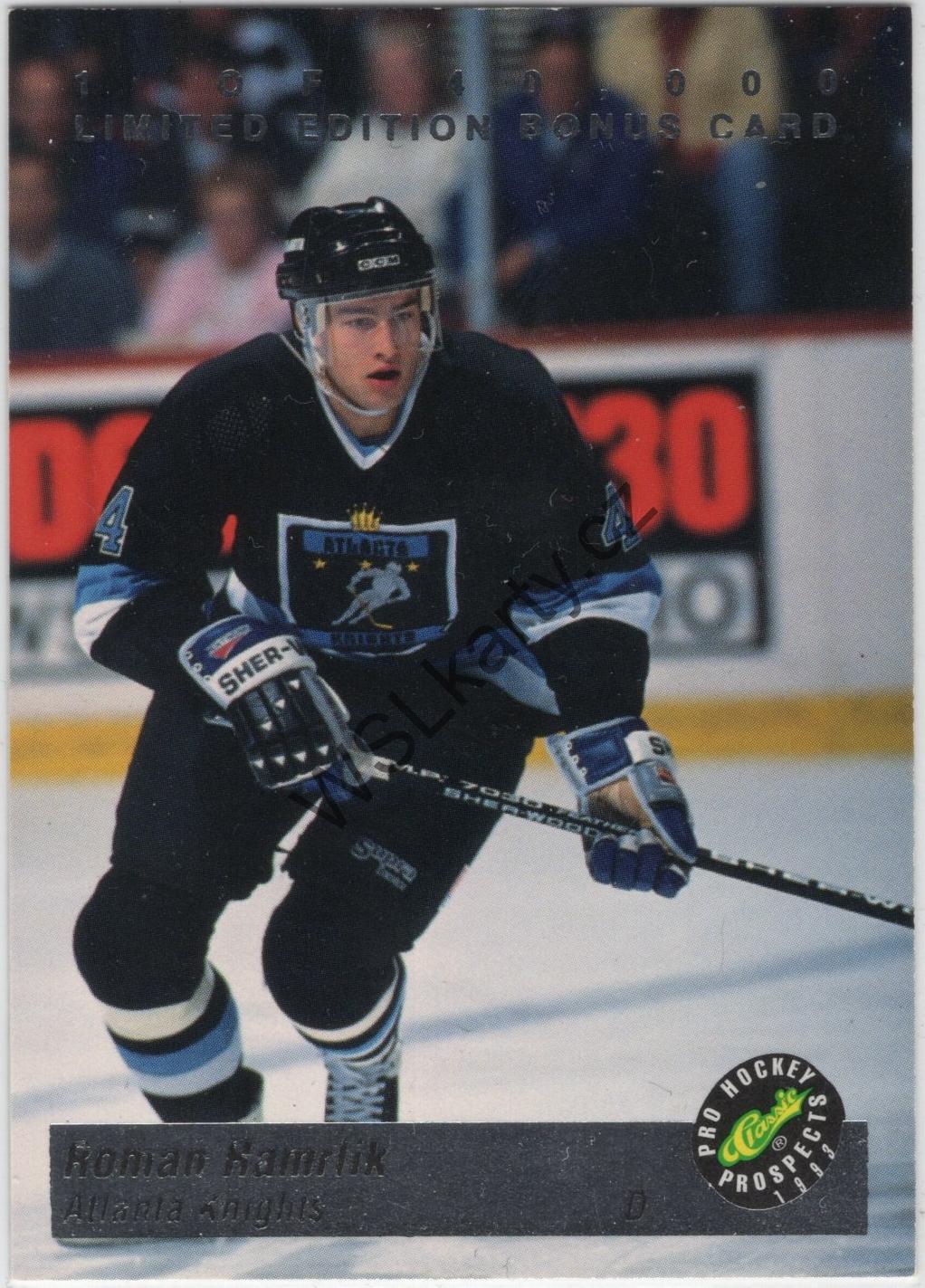 Roman HAMRLÍK - Classic Pro Prospects 92-93 BONUS CARD #BC3 (IHL)