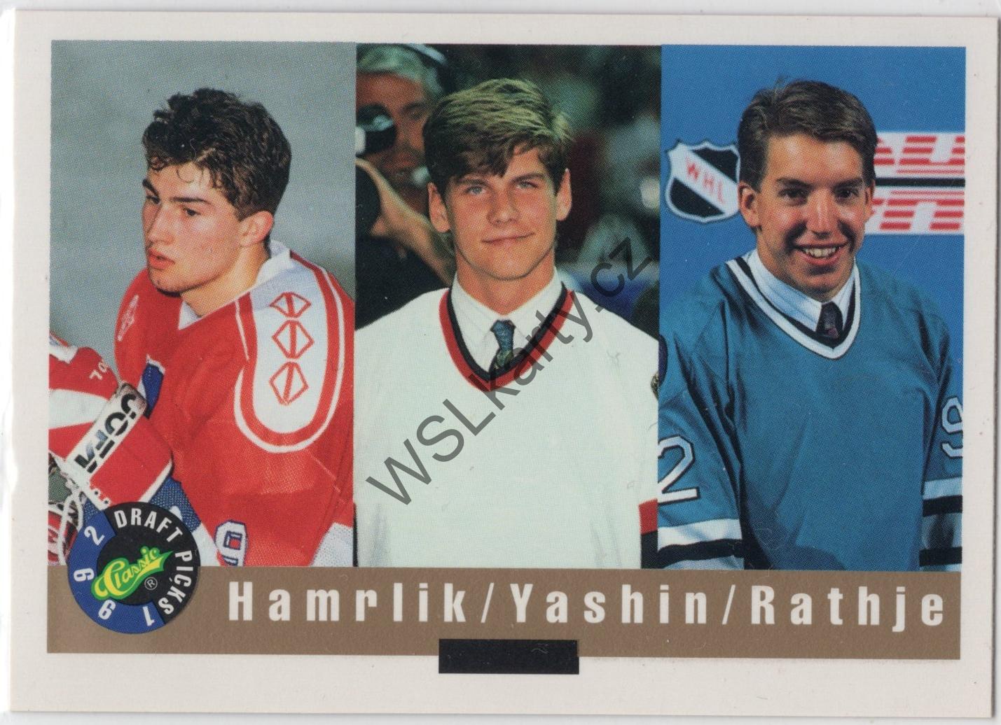 Roman HAMRLÍK / A. Yashin / M. Rathje - Classic 92-93 #60 (CZE)