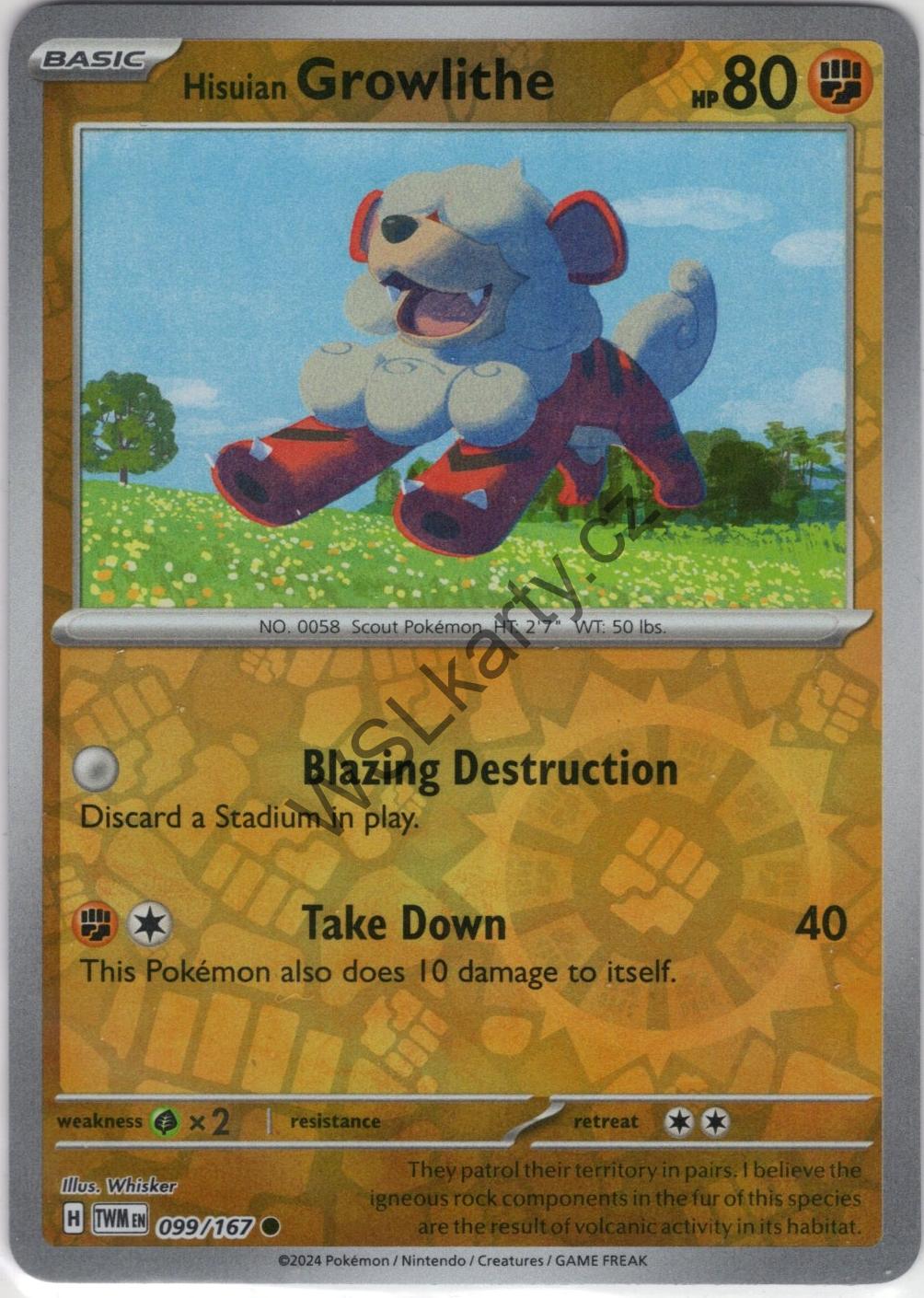 #TWM099 GROWLITHE