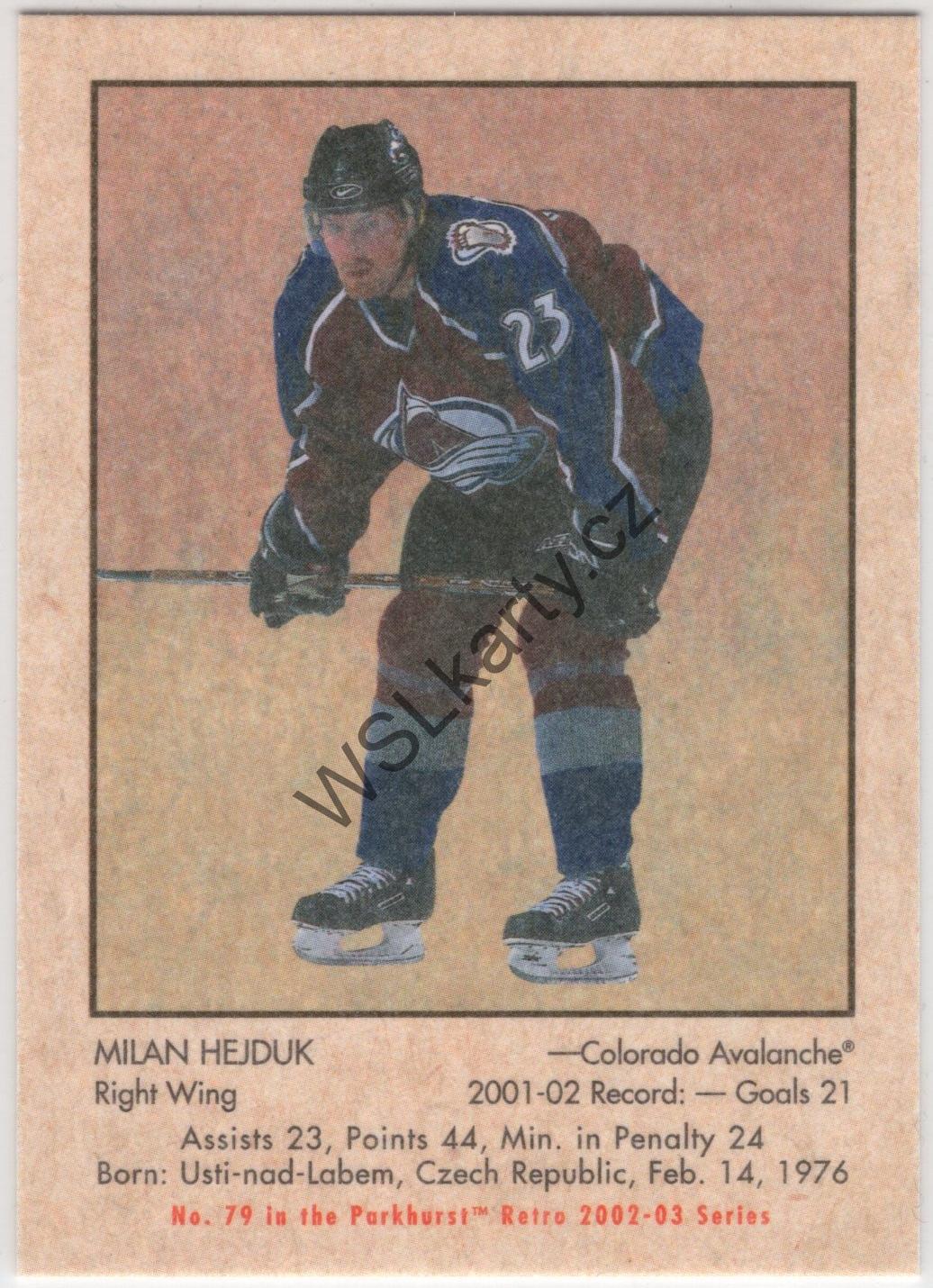 Milan HEJDUK - Parkhurst Retro 02-03 #79 (COL)