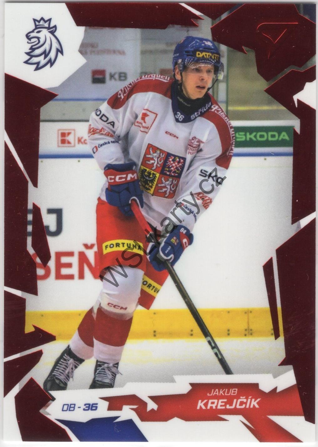 Jakub KREJČÍK - Hokejové Česko 2026 #14 RED (CZE)