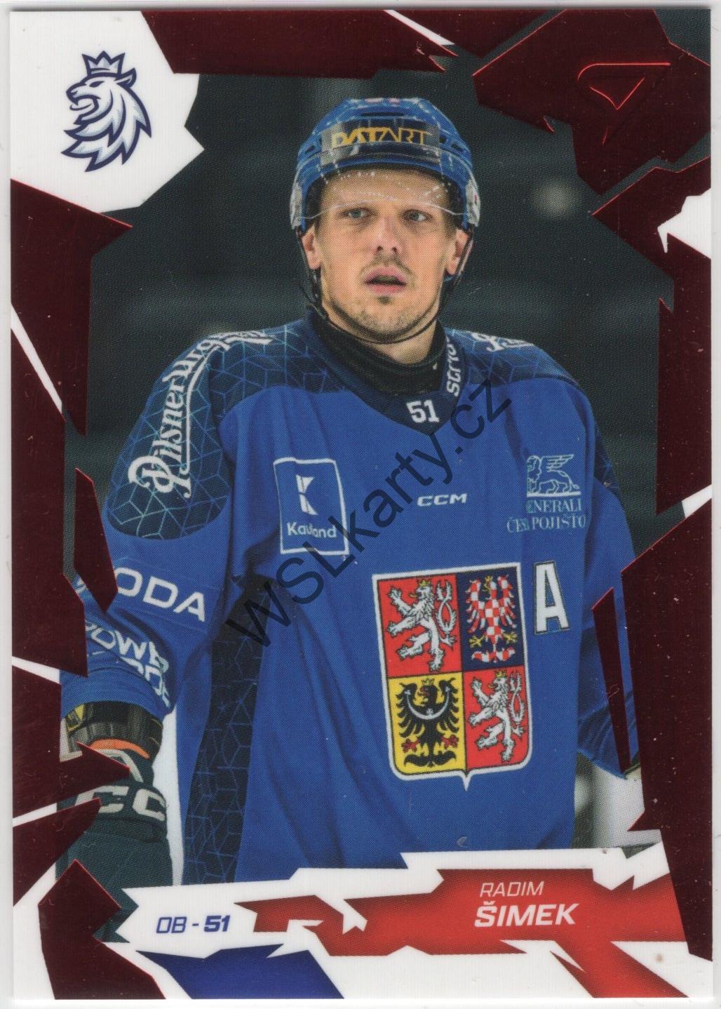 Radim ŠIMEK - Hokejové Česko 2026 #20 RED (CZE)