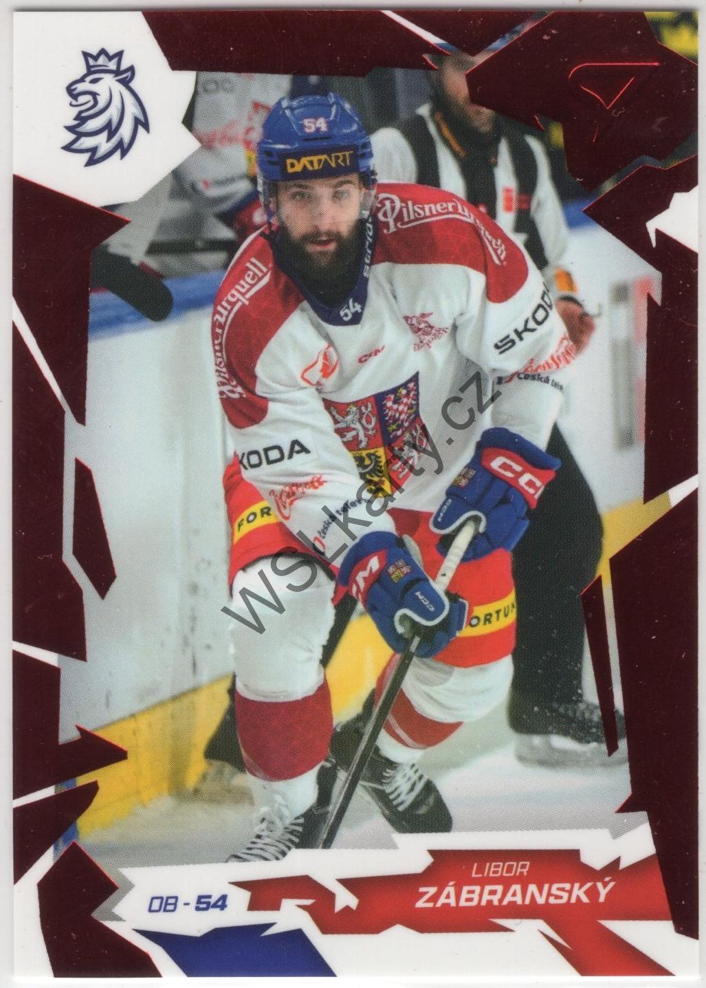 Libor ZÁBRANSKÝ - Hokejové Česko 2026 #23 RED (CZE)