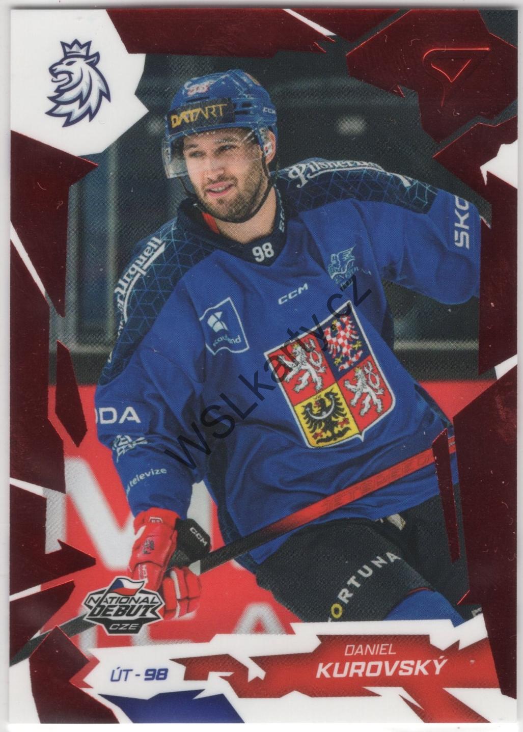 Daniel KUROVSKÝ - Hokejové Česko 2026 #40 RED (CZE)