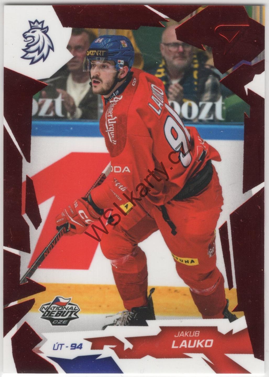 Jakub LAUKO - Hokejové Česko 2026 #41 RED (CZE)