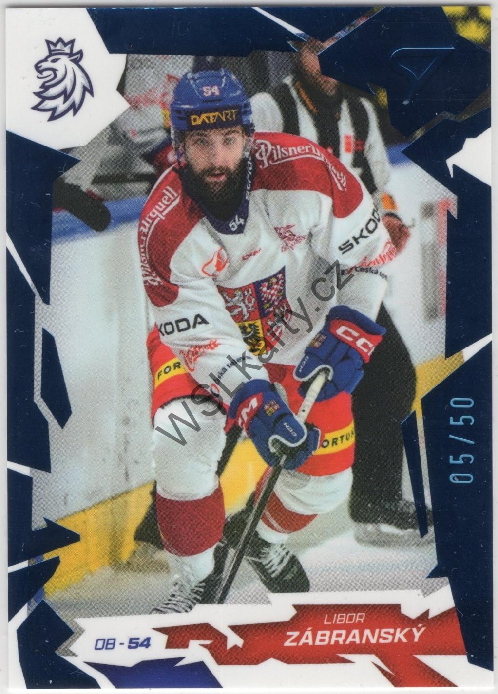 Libor ZÁBRANSKÝ - Hokejové Česko 2026 #23 BLUE (CZE)