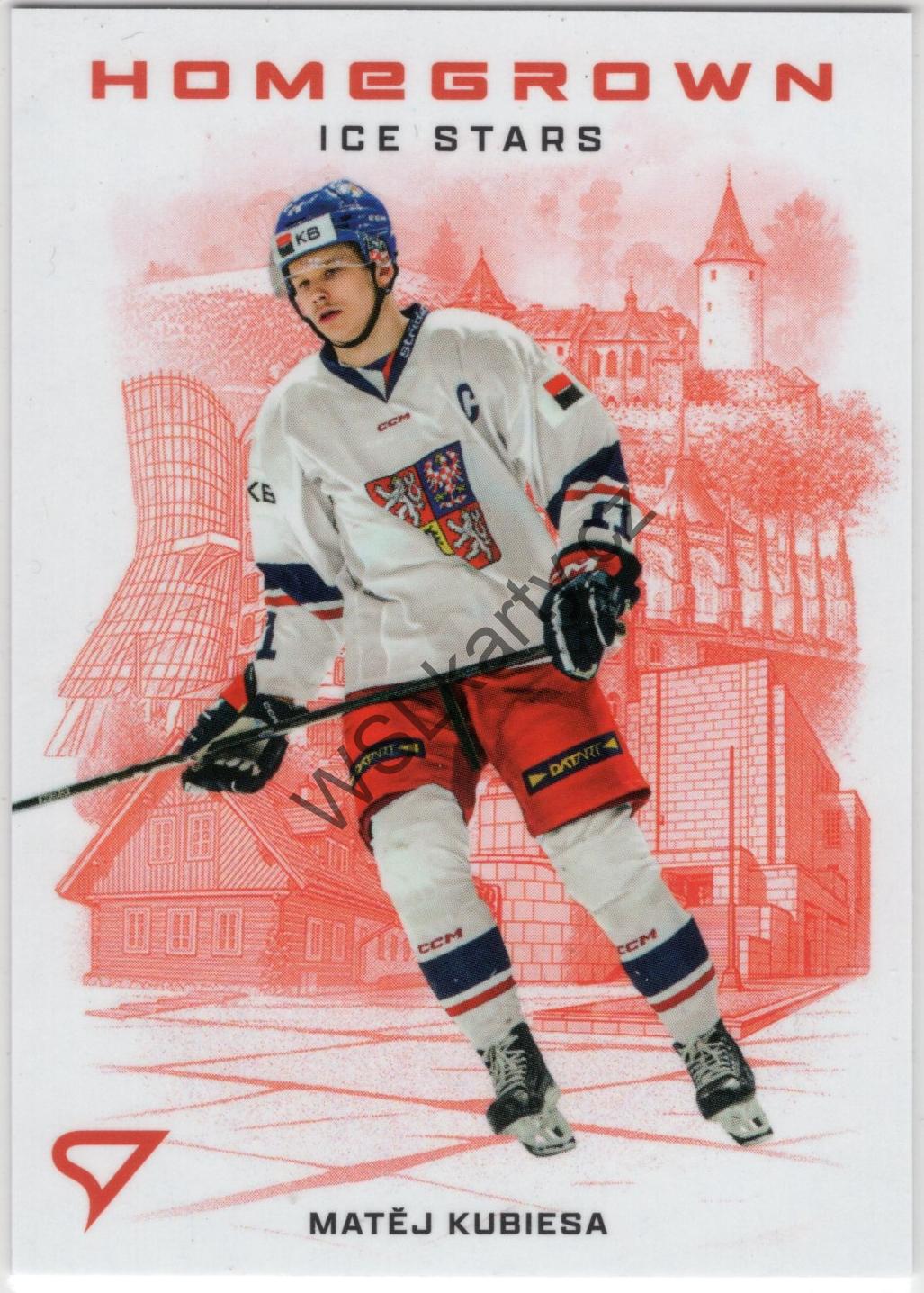 Matěj KUBIESA - Hokejové Česko 2026 HOMEGROWN ICE STATS #HS-22 (CZE)