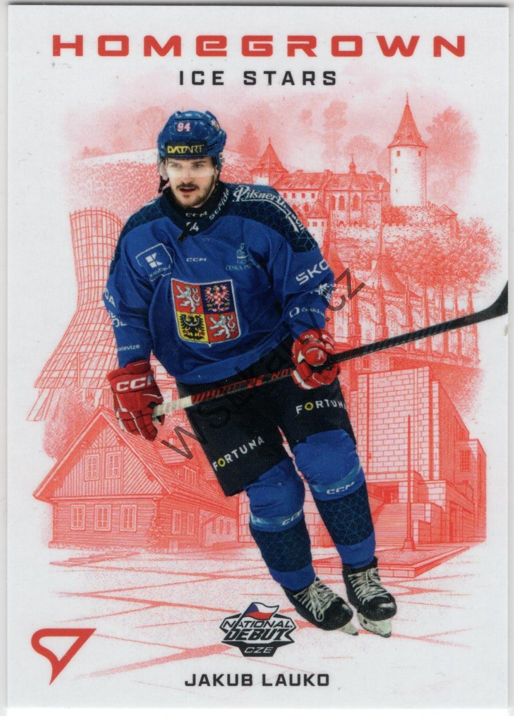 Jakub LAUKO - Hokejové Česko 2026 HOMEGROWN ICE STATS #HS-24 (CZE)