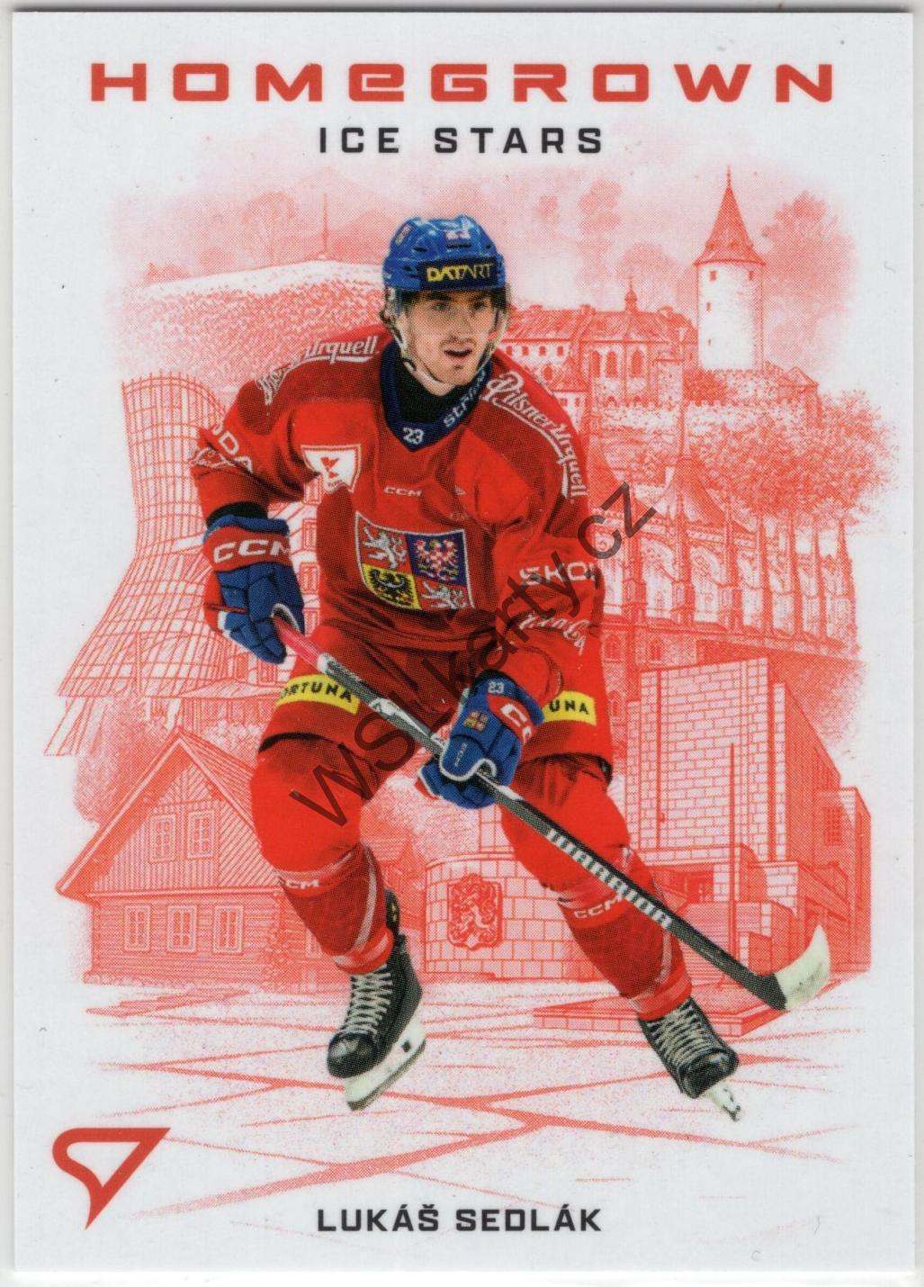 Lukáš SEDLÁK - Hokejové Česko 2026 HOMEGROWN ICE STATS #HS-25 (CZE)