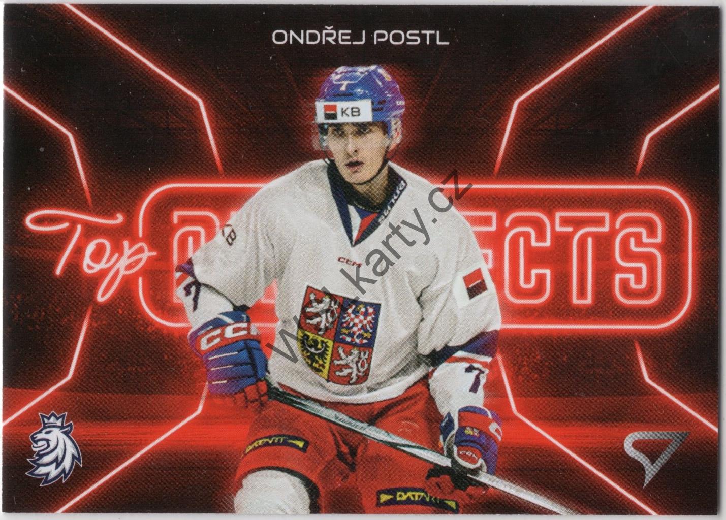 Ondřej POSTL - Hokejové Česko 2026 TOP PROSPECTS #TP-05 (CZE)