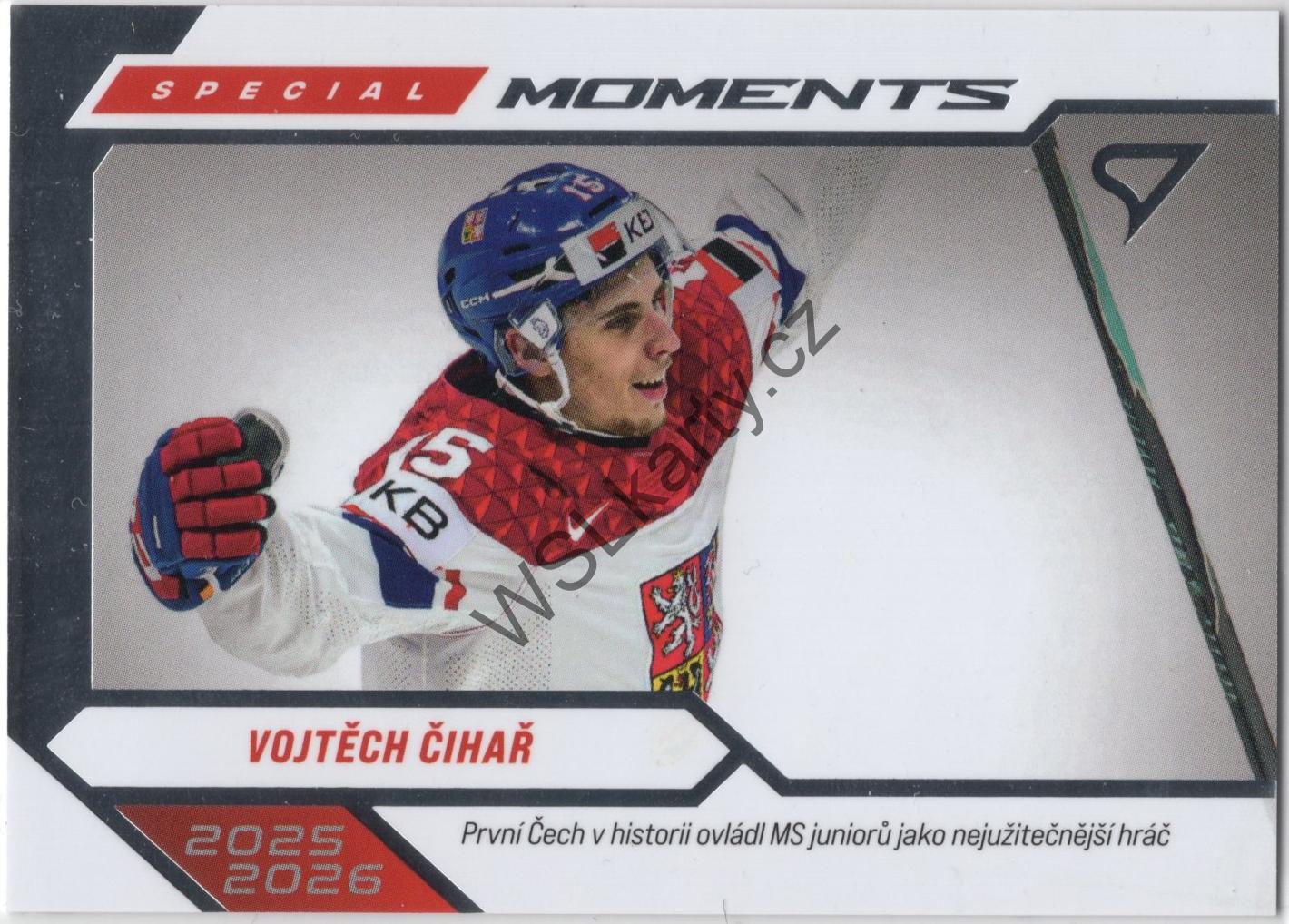 Vojtěch ČIHAŘ - Hokejové Česko 2026 SPECIAL MOMENTS #SM-24 (CZE)