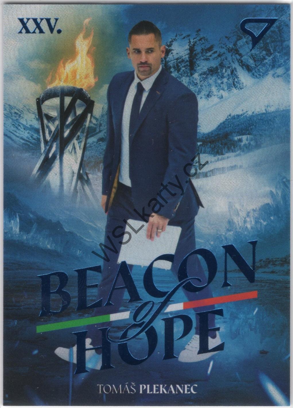 Tomáš PLEKANEC - Hokejové Česko 2026 BEACON OF HOPE #BH-02 (CZE)