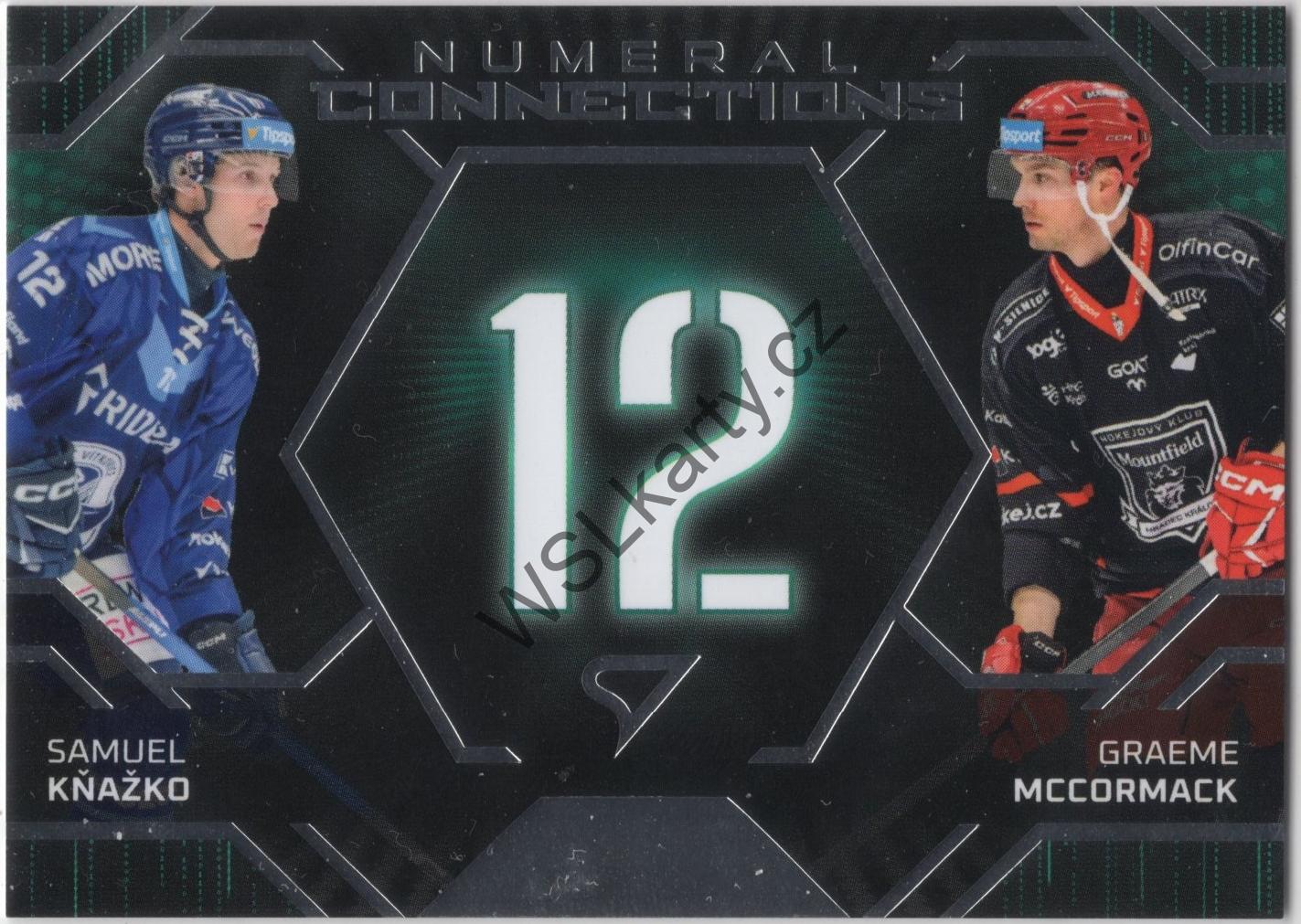 S. KŇAŽKO / G. McCORMACK - SportZoo 25-26 NUMERAL CONNECTIONS #NC-04 (MHK)(VIT)