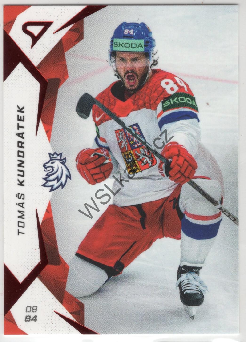 Tomáš KUNDRÁTEK - Hokejové Česko 2025 #20 RED (CZE)