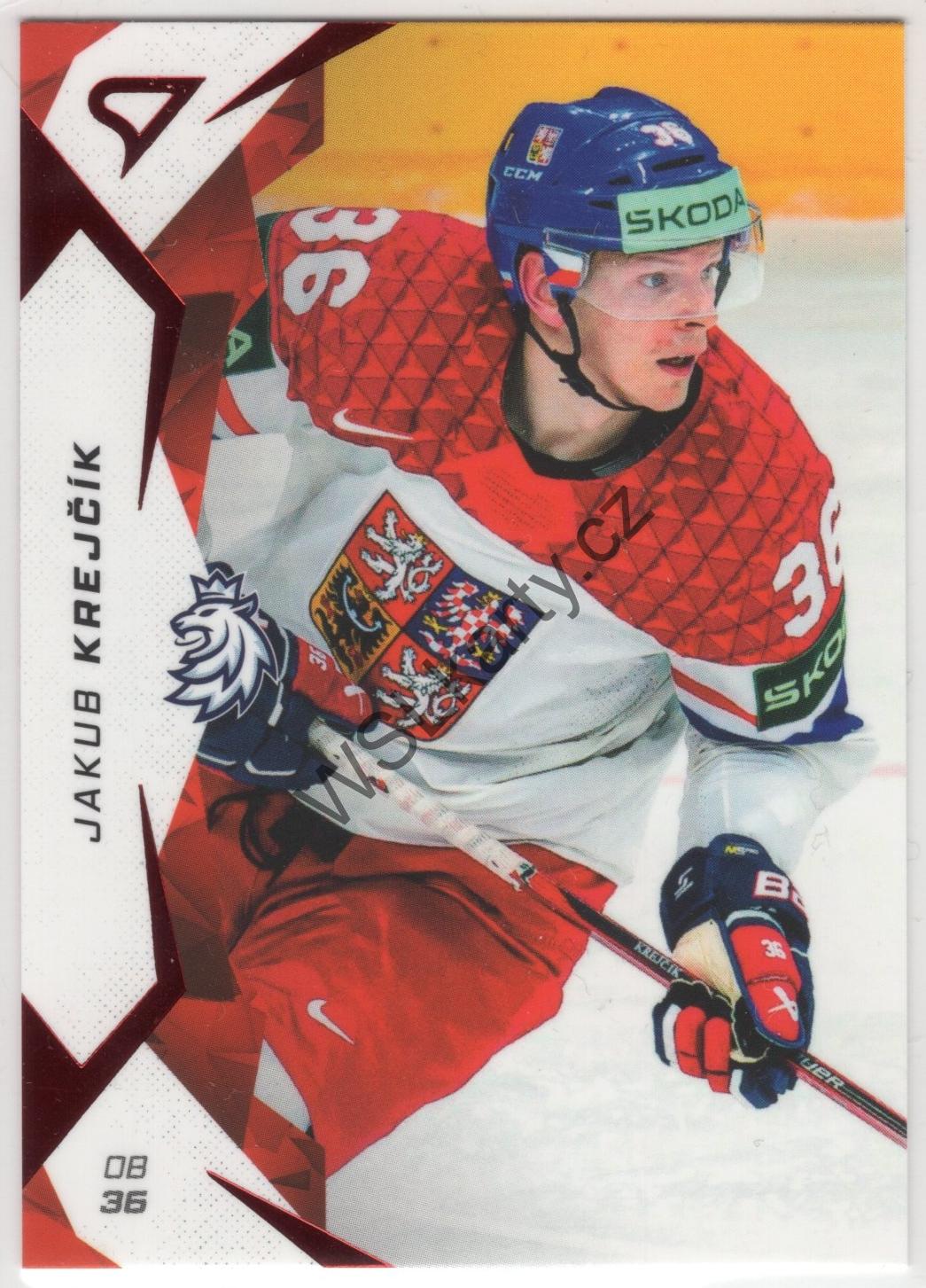 Jakub KREJČÍK - Hokejové Česko 2025 #18 RED (CZE)