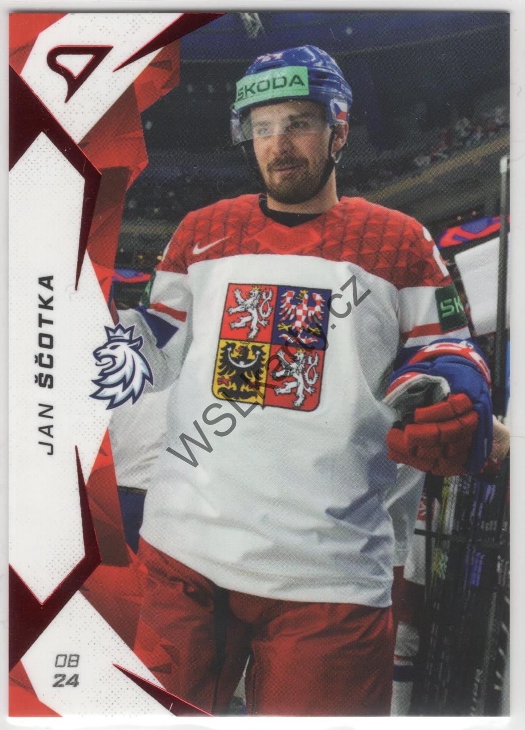 Jan ŠČOTKA - Hokejové Česko 2025 #24 RED (CZE)