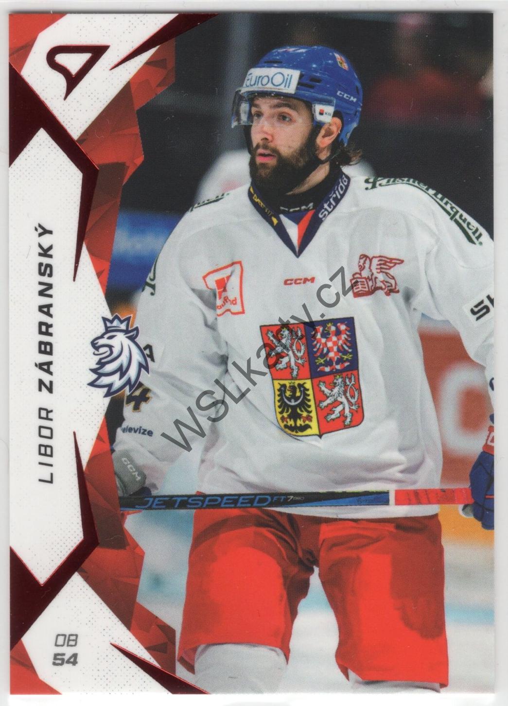 Libor ZÁBRANSKÝ - Hokejové Česko 2025 #27 RED (CZE)
