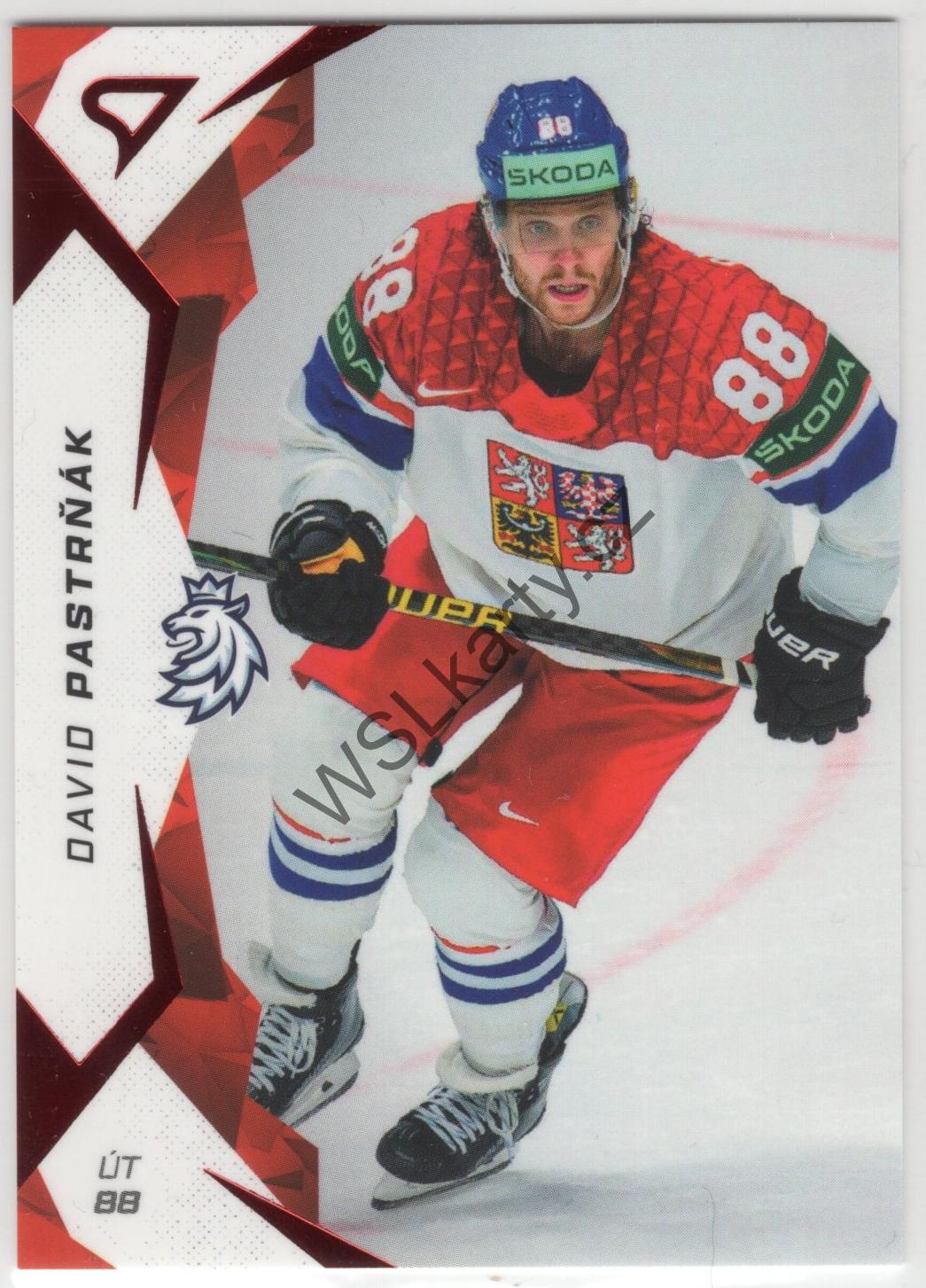 David PASTRŇÁK - Hokejové Česko 2025 #52 RED (CZE)