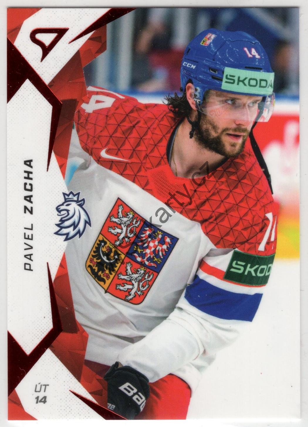 Pavel ZACHA - Hokejové Česko 2025 #62 RED (CZE)