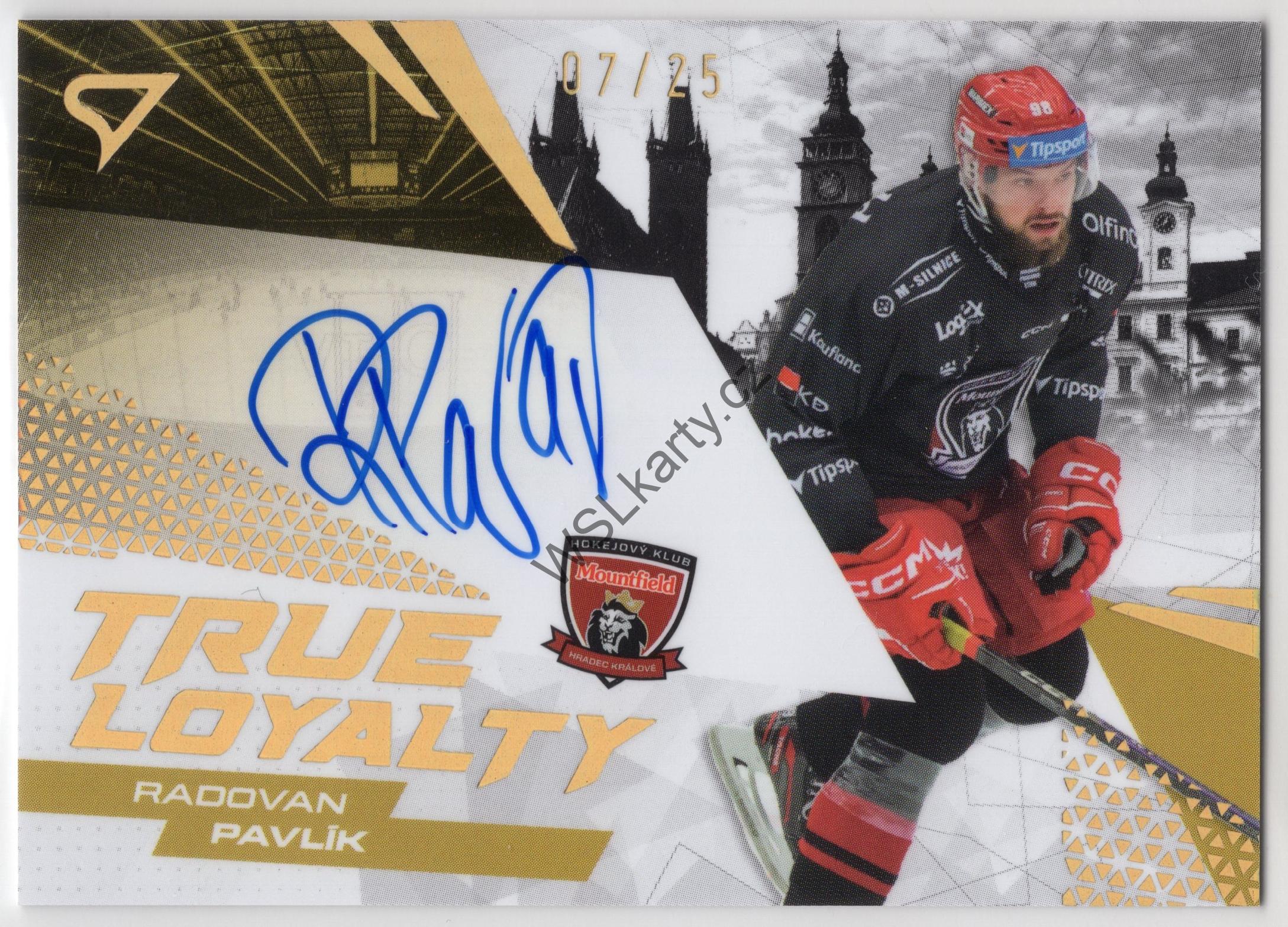 Radovan PAVLÍK - SportZoo 24-25 TRUE LOYALTY #TLS-RP AUTO (MHK)