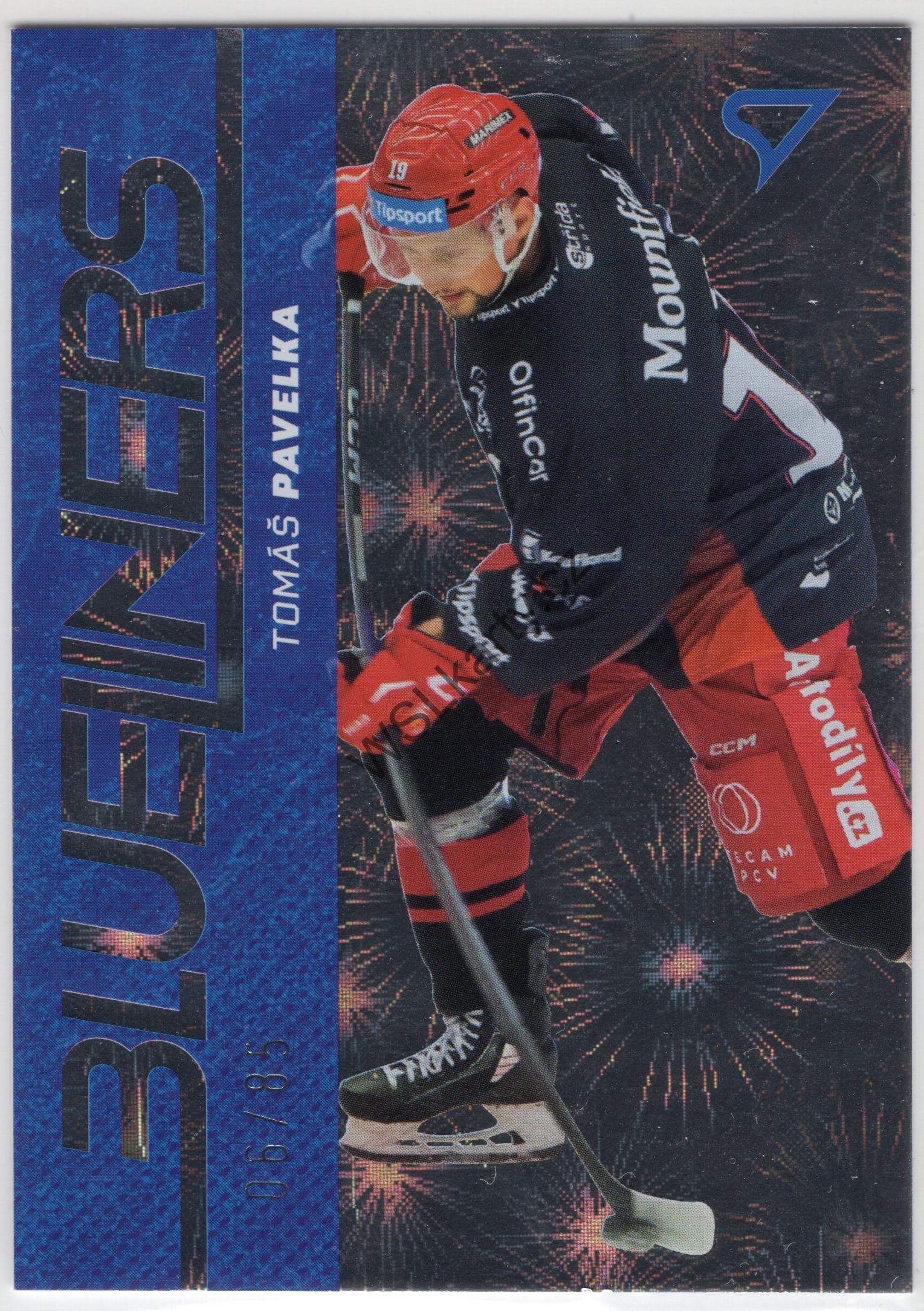 Tomáš PAVELKA - SportZoo 24-25 BLUELINERS #BL-22 HOLO ICE (MHK)