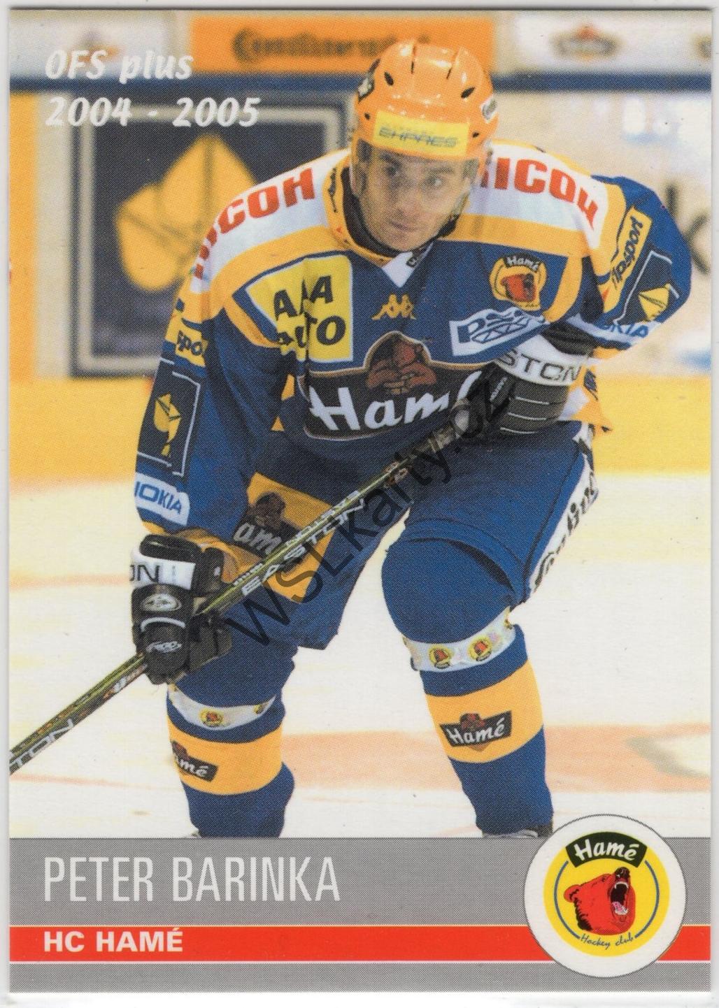 Peter BARINKA - OFS plus 04-05 #272 (ZLI)