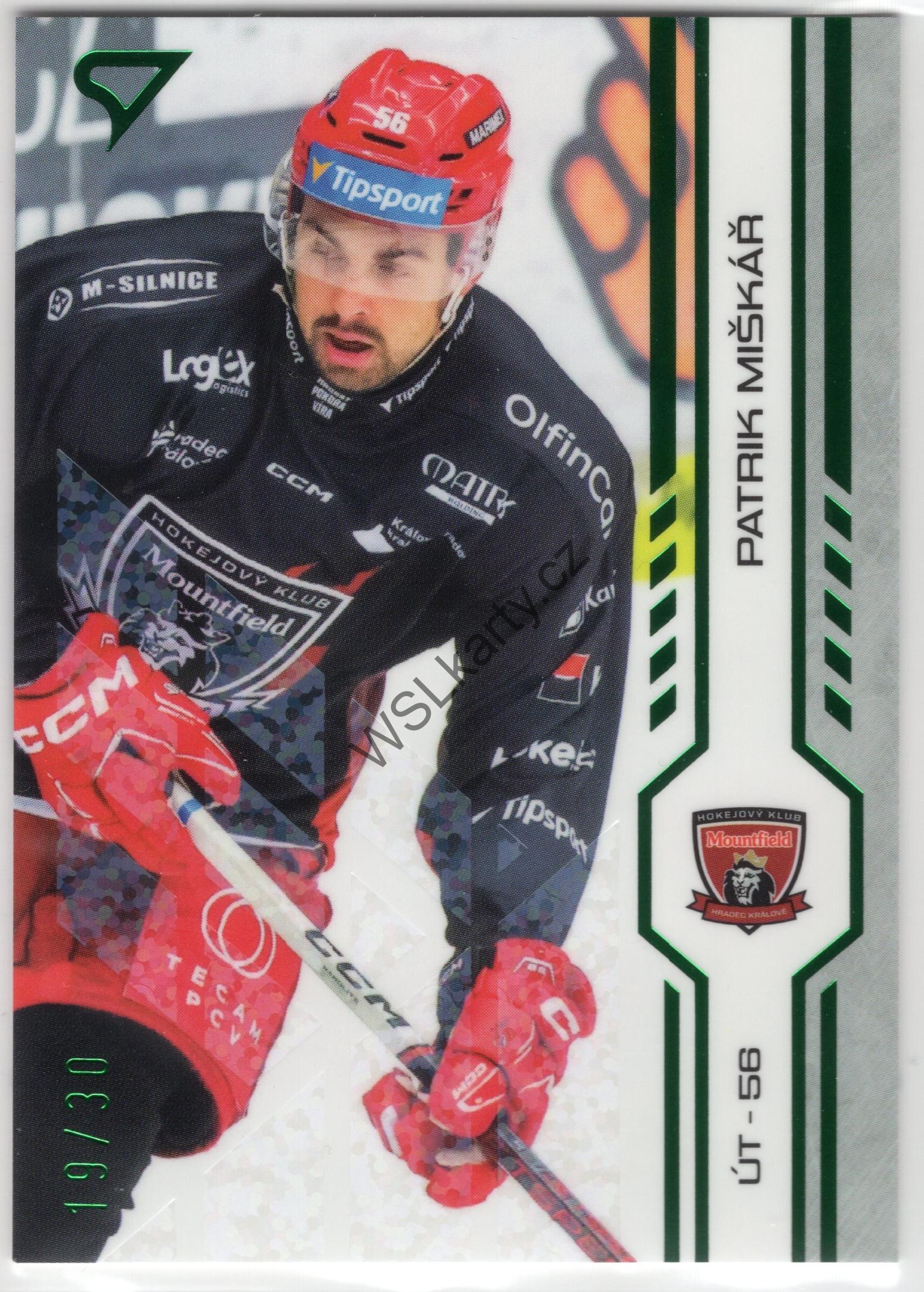 Patrik MIŠKÁŘ - SportZoo 24-25 #140 GREEN GLITTER (MHK)