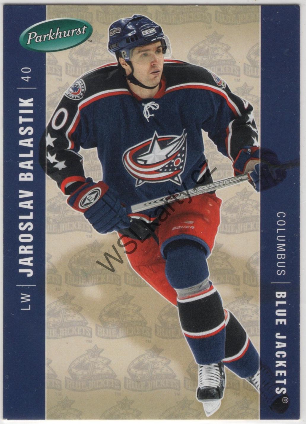Jaroslav BALAŠTÍK - Parkhurst 05-06 #150 (CBJ)