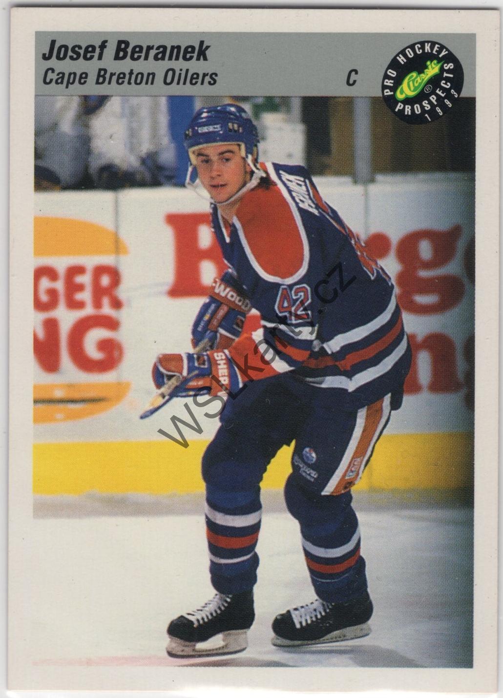 Josef BERÁNEK - Classic Pro Prospects 92-93 #81 (AHL)