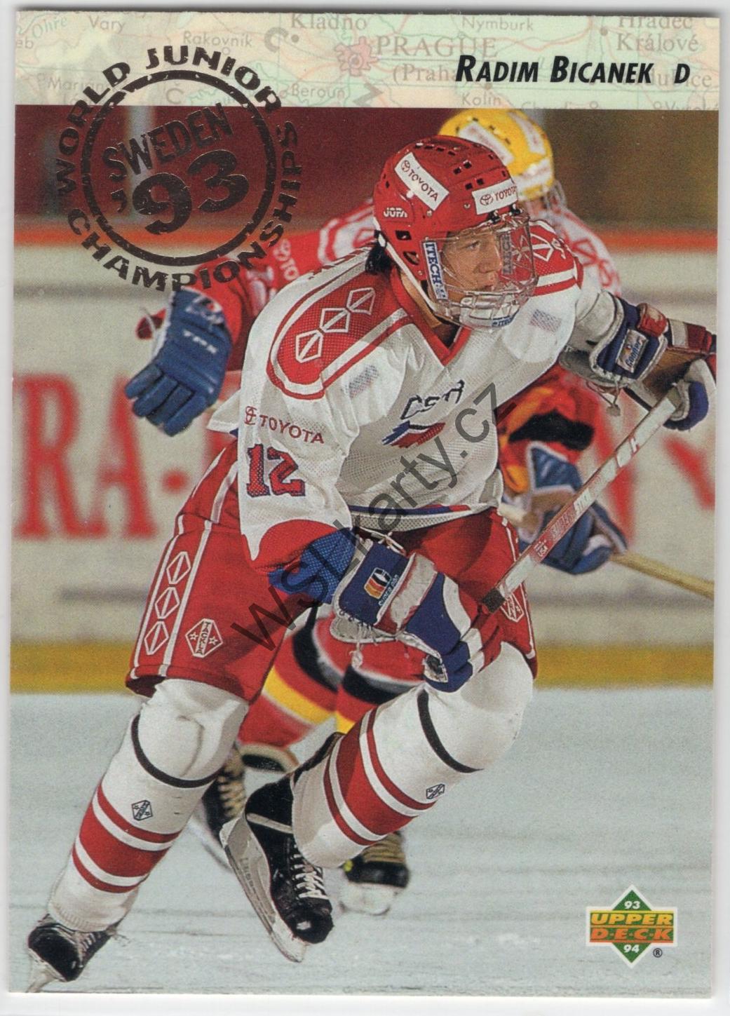 Radim BIČÁNEK - Upper Deck 93-94 #262 (CZE)
