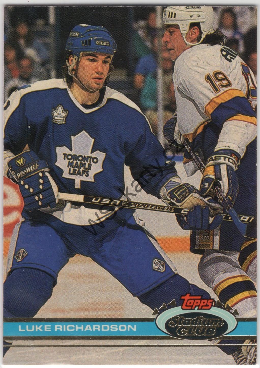 Luke RICHARDSON - Stadium Club 91-92 #172 (TOR)