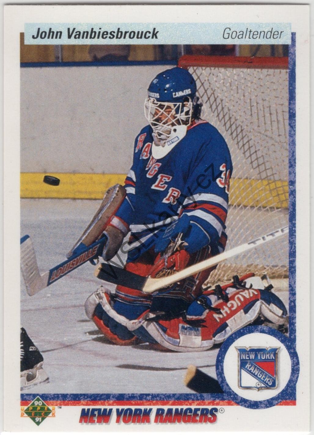 John VANBIESBROUCK - Upper Deck 90-91 #279 (NYR)