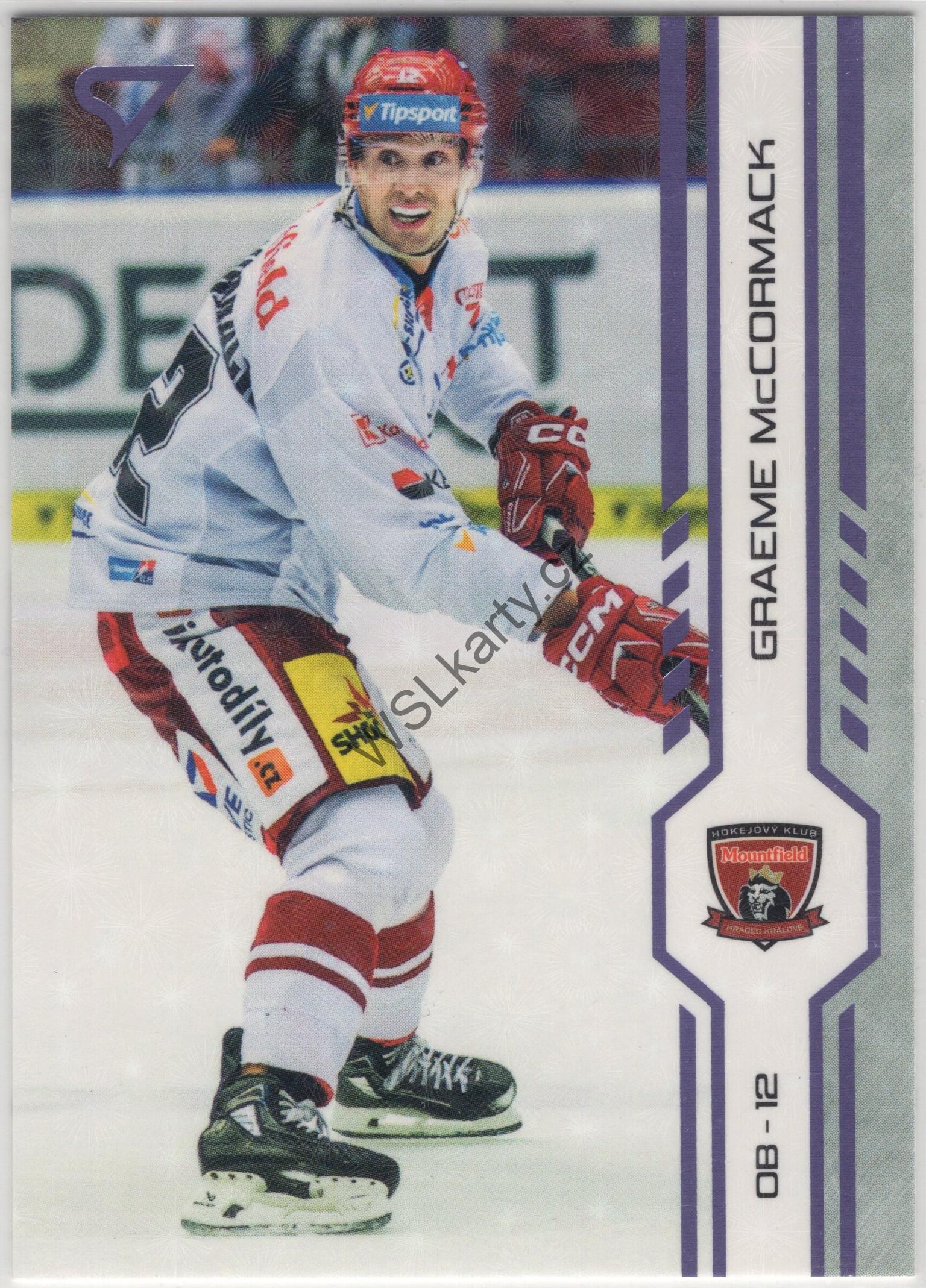 Graeme McCORMACK - SportZoo 24-25 #133 PUCK MARKS (MHK)