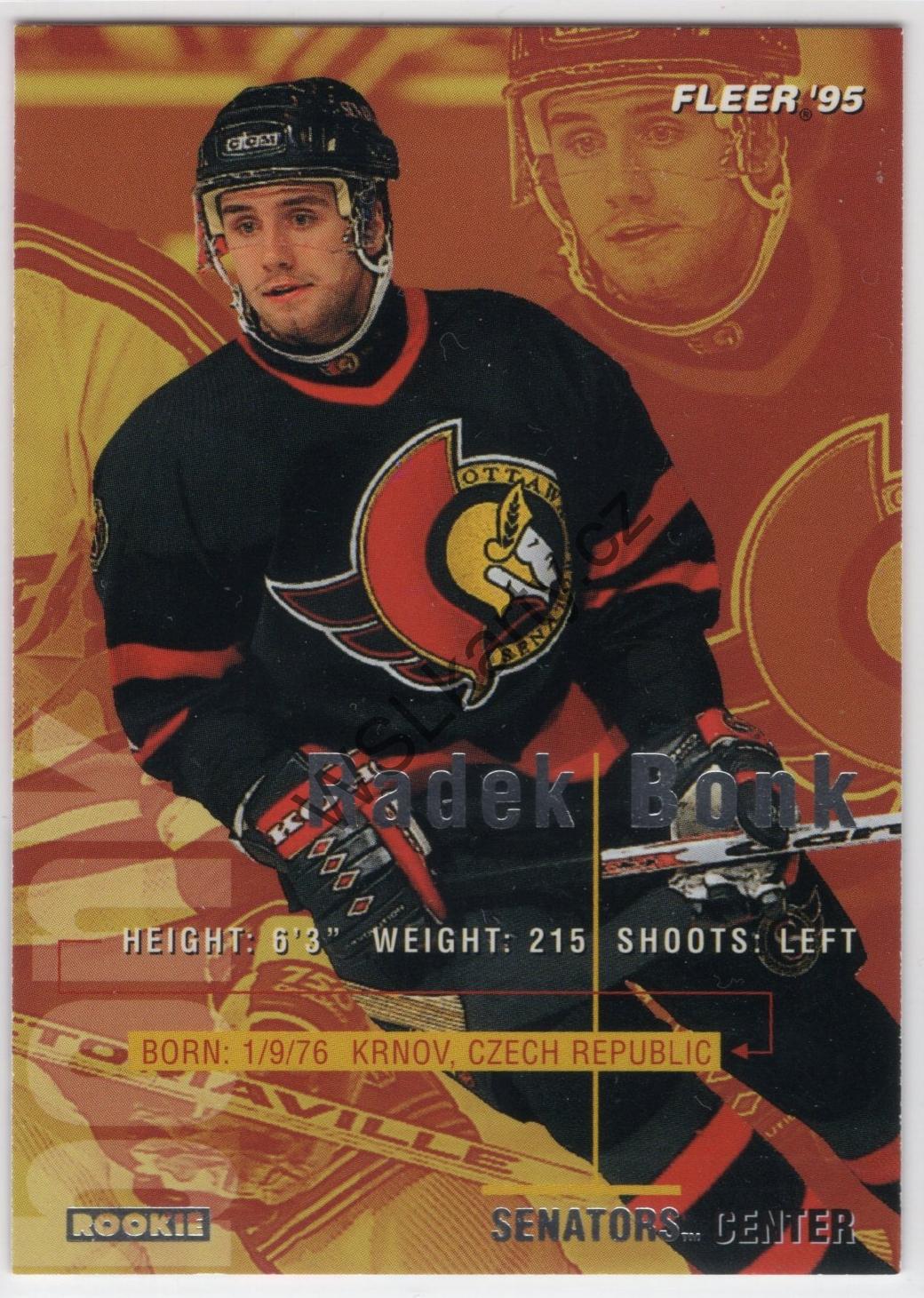 Radek BONK - Fleer 94-95 #142 (OTT)