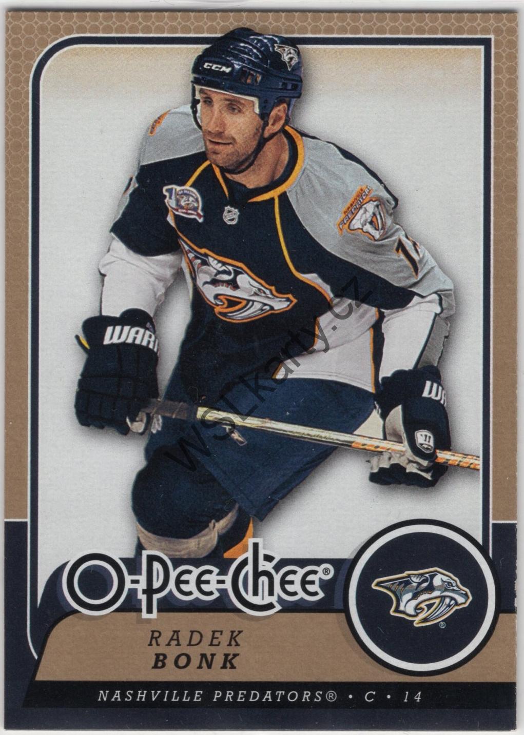 Radek BONK - O-Pee-Chee 08-09 #480 (NSH)