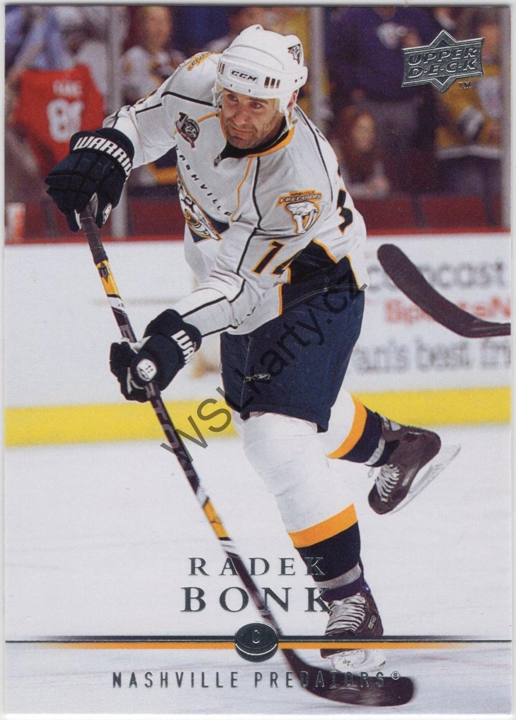 Radek BONK - Upper Deck 08-09 #87 (NSH)